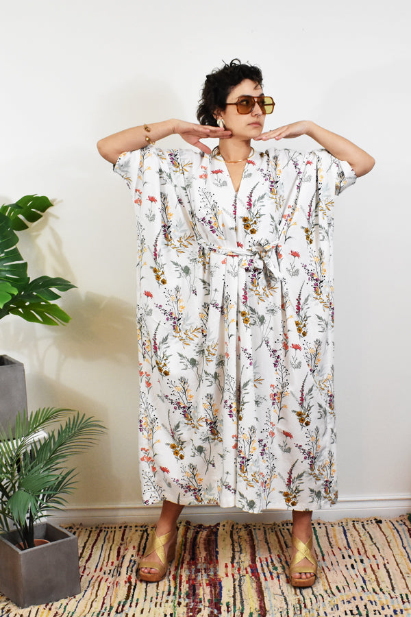 Garden Tie-Waist Caftan