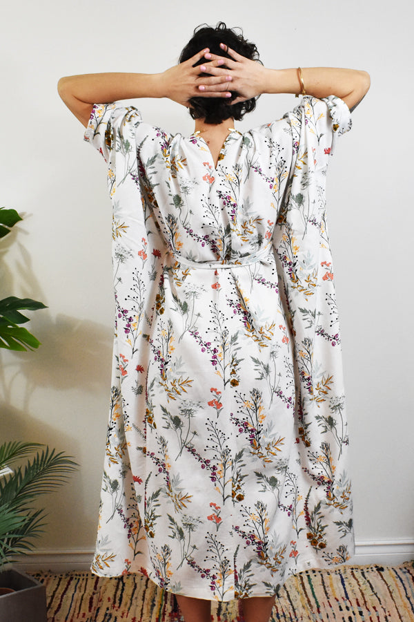 Garden Tie-Waist Caftan