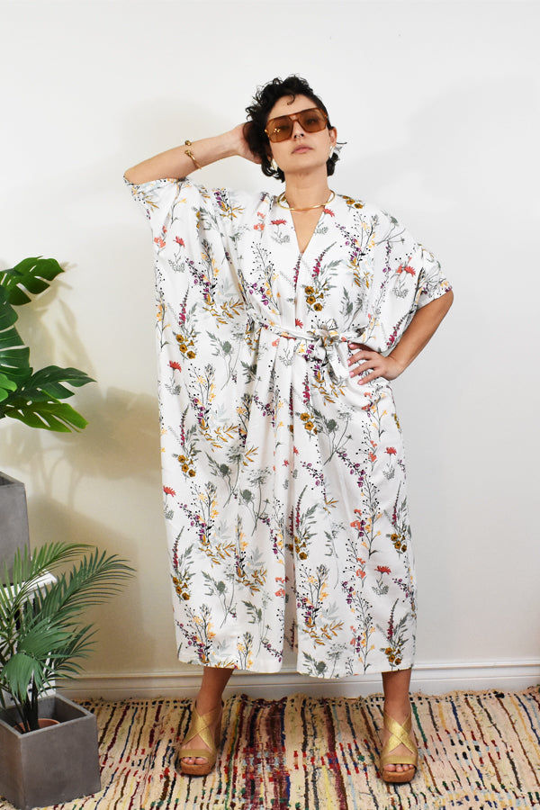 Garden Tie-Waist Caftan