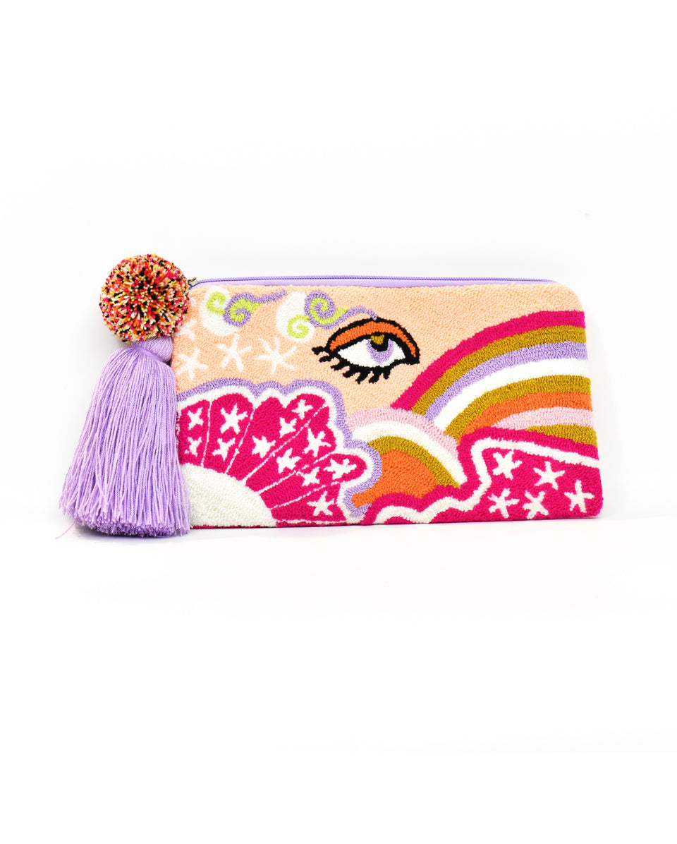 Blush Stardust - Tapizada clutch