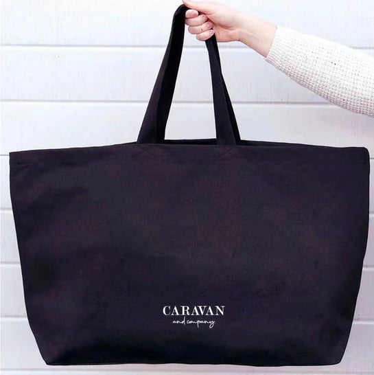 Le tres grand - Oversized Canvas Tote