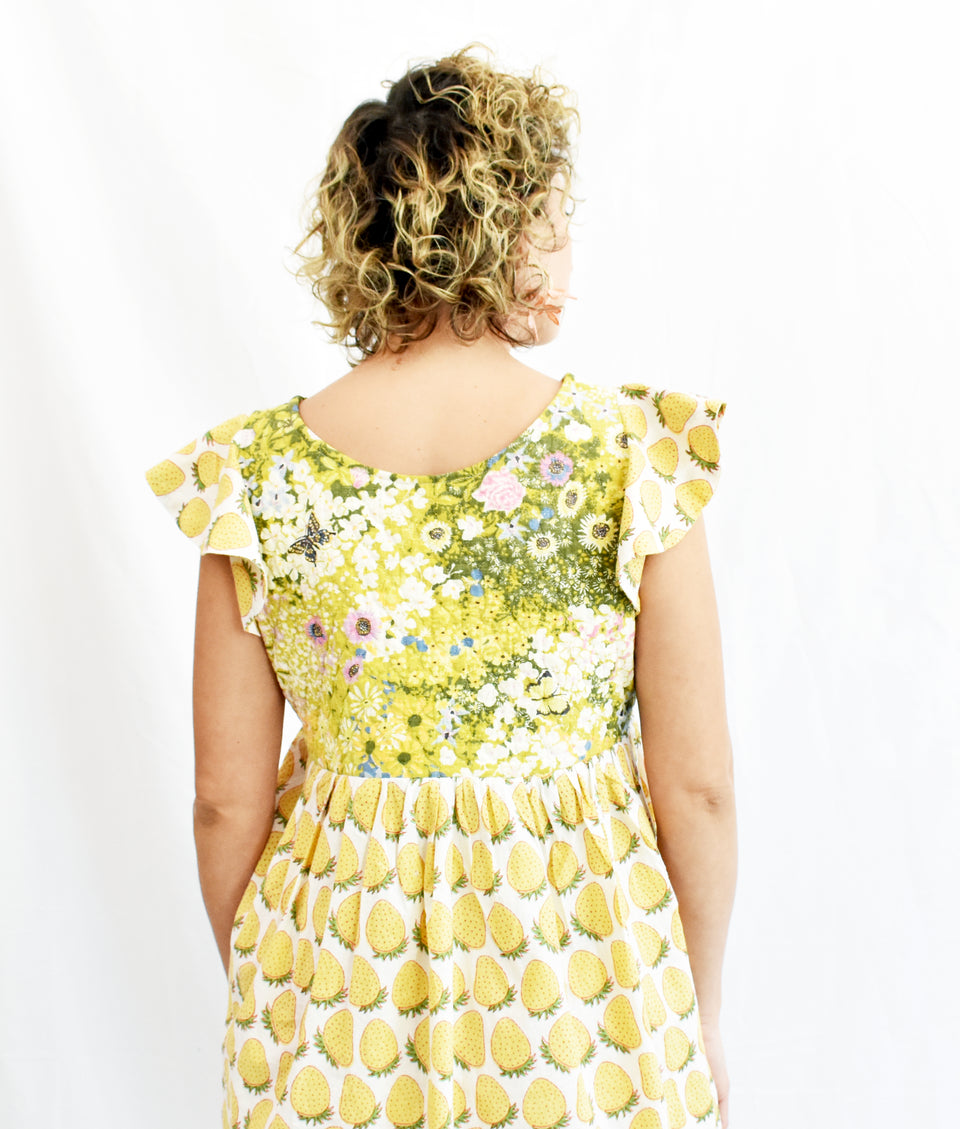 Meadow Quilt top Cotton Dress