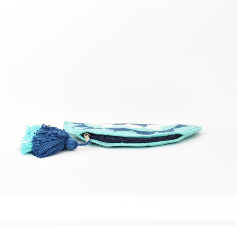 Half Moon Clutch - Ocean