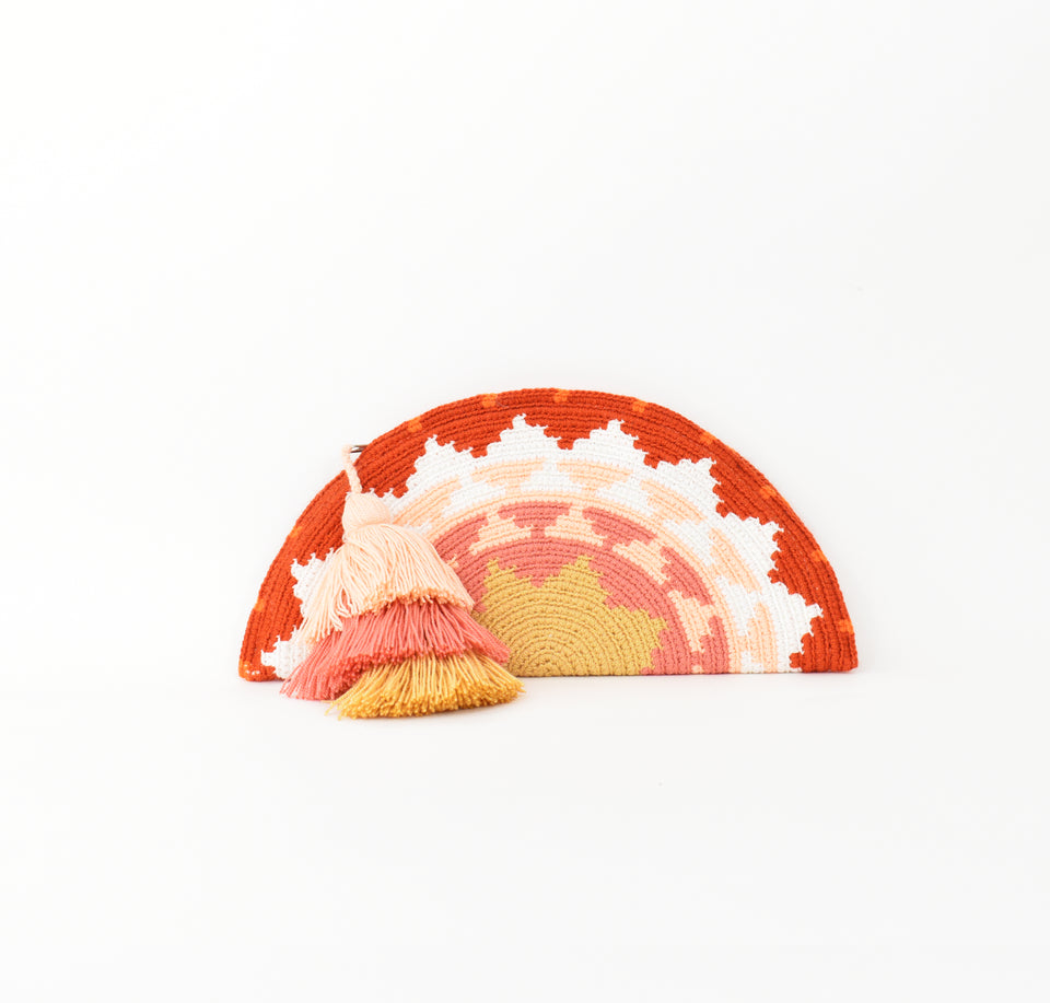 Half Moon Clutch - Desert