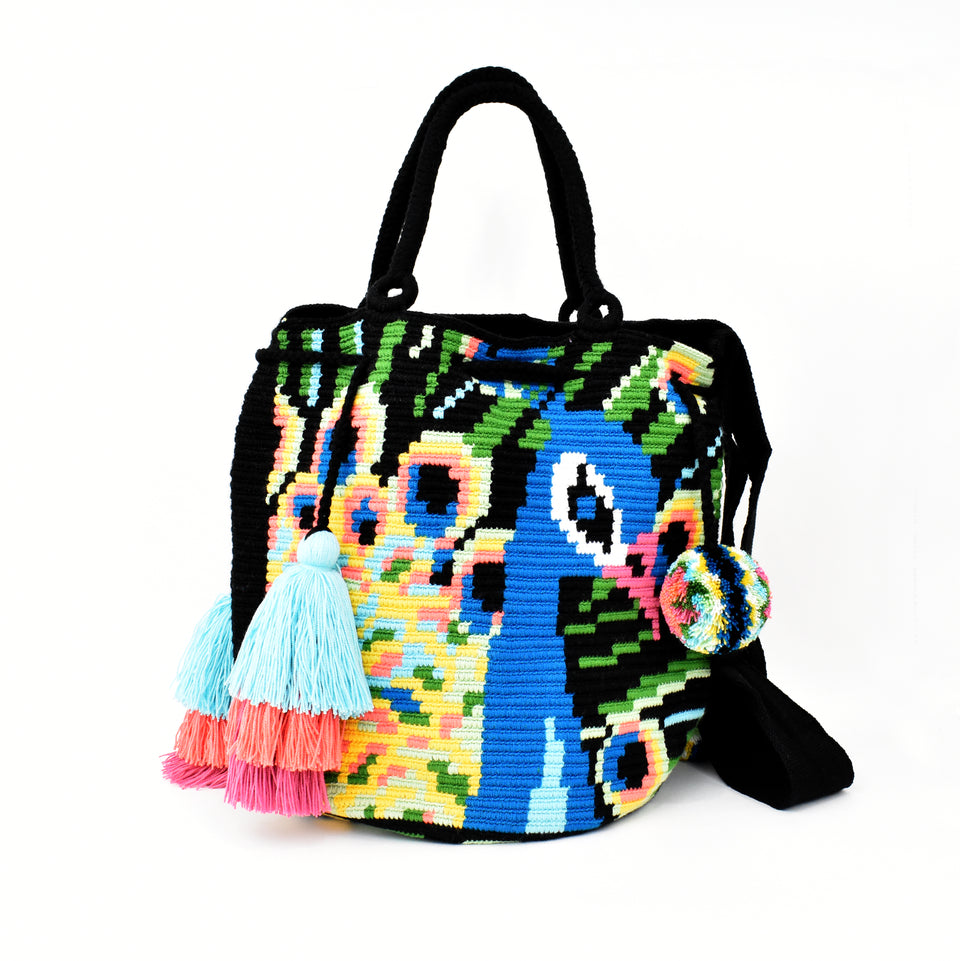 Birds of Paradise Wayuu Mochila Bag